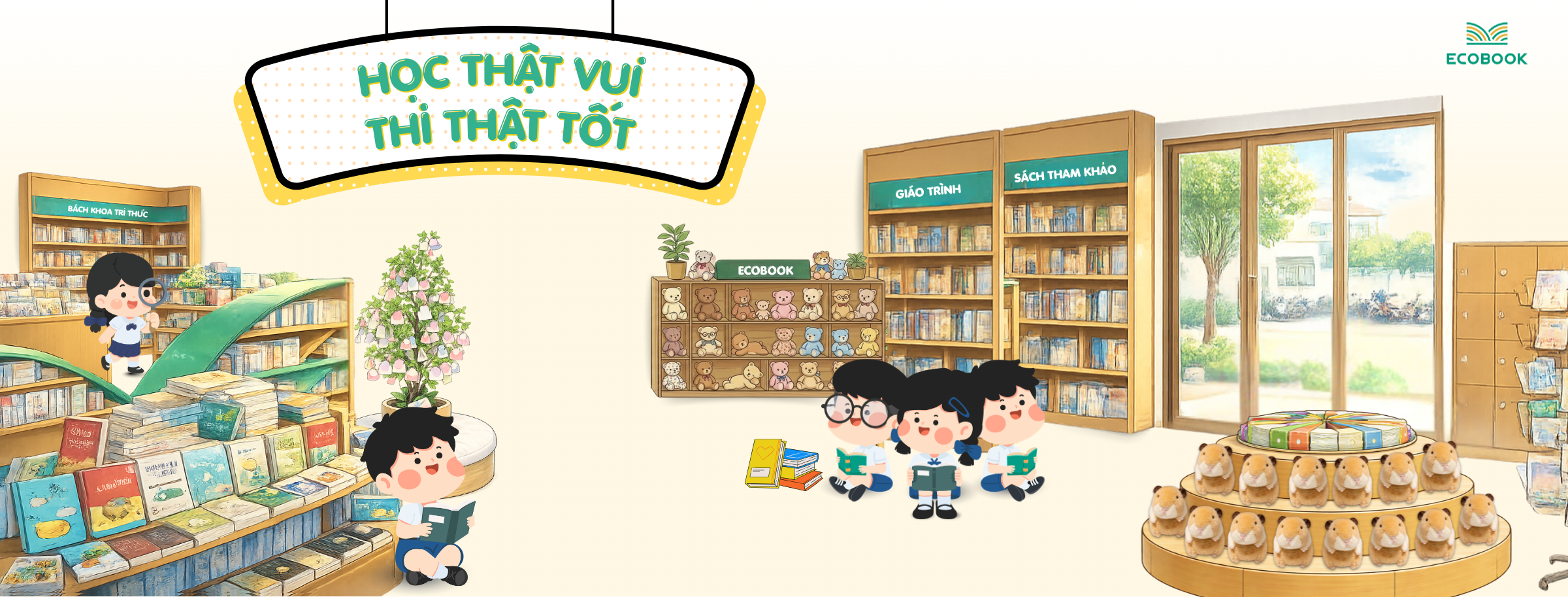 Banner mừng khai trương Ecobook 02