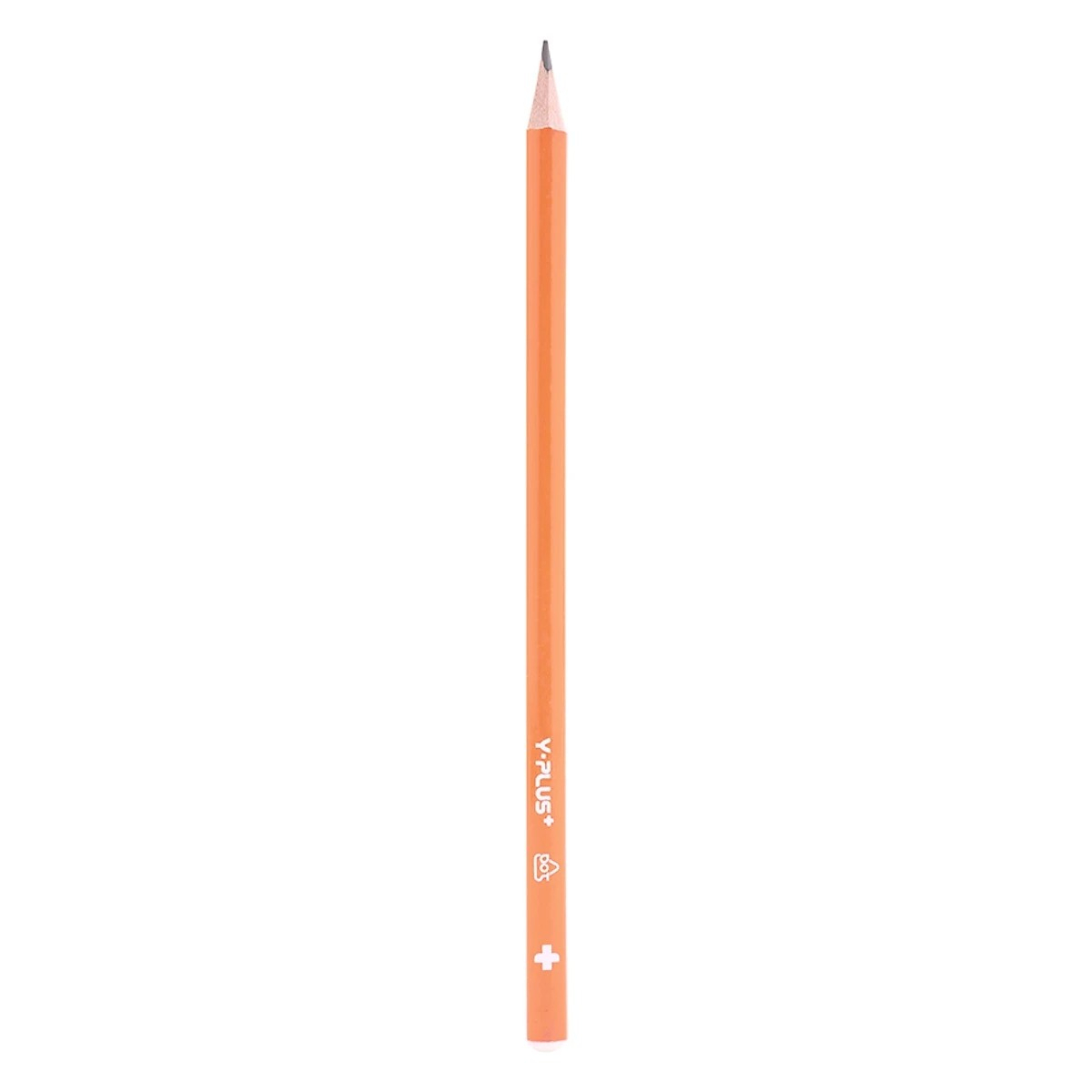 Bút chì gỗ thân cam có tẩy,HB-DOT - Y PLUS+ (4711678071440)