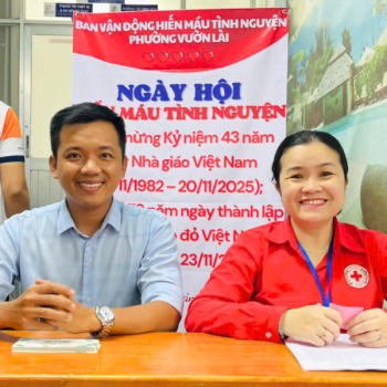 Ecobook tham gia Ngày hội Hiến máu tình nguyện phường Vườn Lài