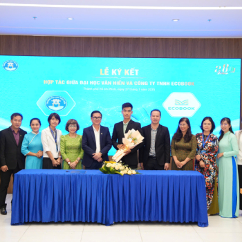 Ecobook và trường ĐH Văn Hiến ký kết hợp tác thành công tốt đẹp  Ecobook và trường ĐH Văn Hiến ký kết hợp tác thành công tốt đẹp